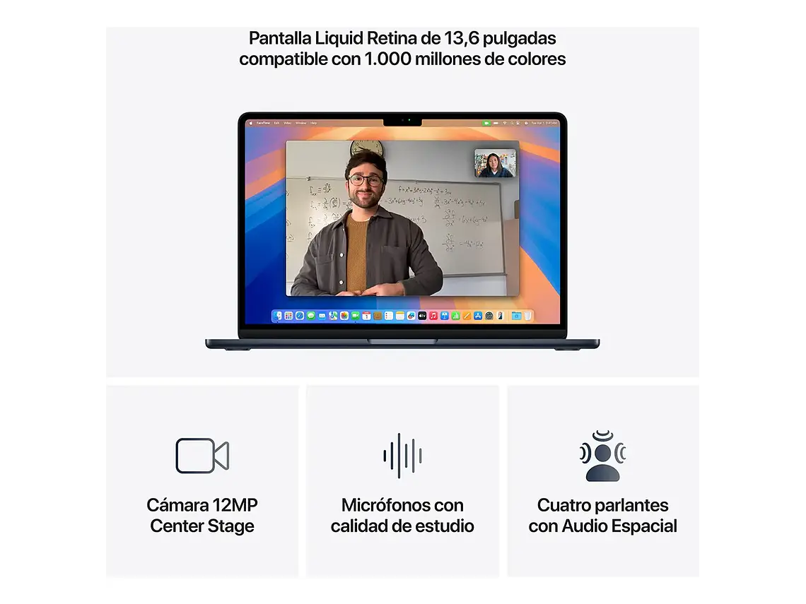 Macbookair 13 M4 Cpu 10 Gpu 10 - 16gb Ssd 512gb Medianoche - Distribuidor Autorizado 4