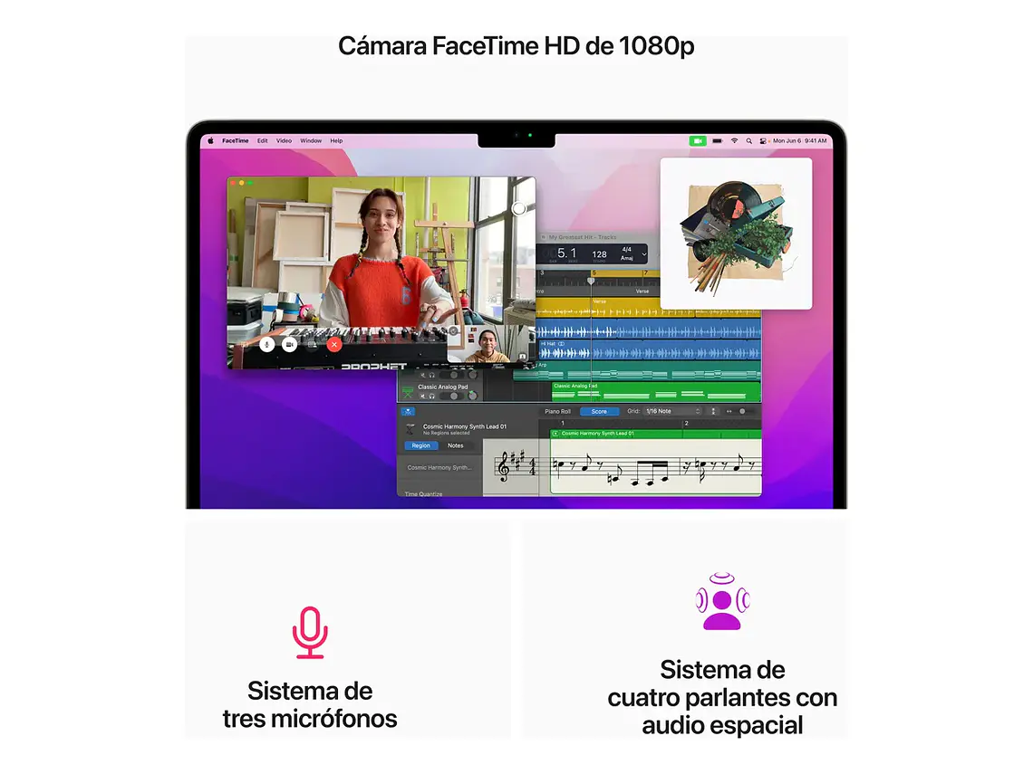 Macbook Air 13 M2 Cpu 8 Núcleos Y Gpu 8 Núcleos 16gb 256gb Color Blanco Estelar Apple - Distribuidor Autorizado 2