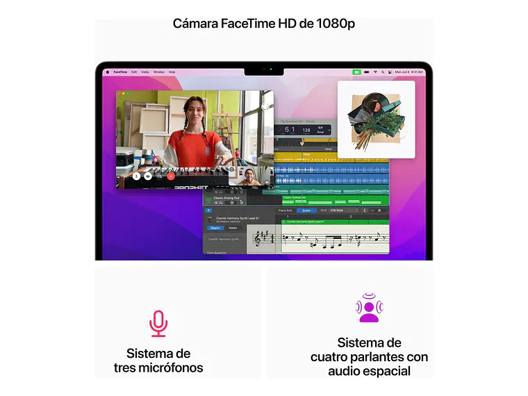 Macbook Air 13 M2 Cpu 8 Núcleos Y Gpu 8 Núcleos 16gb 256gb Color Blanco Estelar Apple - Distribuidor Autorizado 2