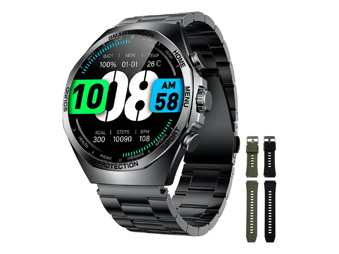 Smartwatch Olsen Reloj Inteligente Xplore Amoled Llamadas Bt Black 1