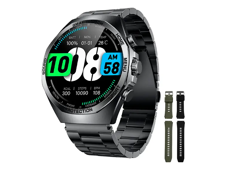 Smartwatch Olsen Reloj Inteligente Xplore Amoled Llamadas Bt Black 1