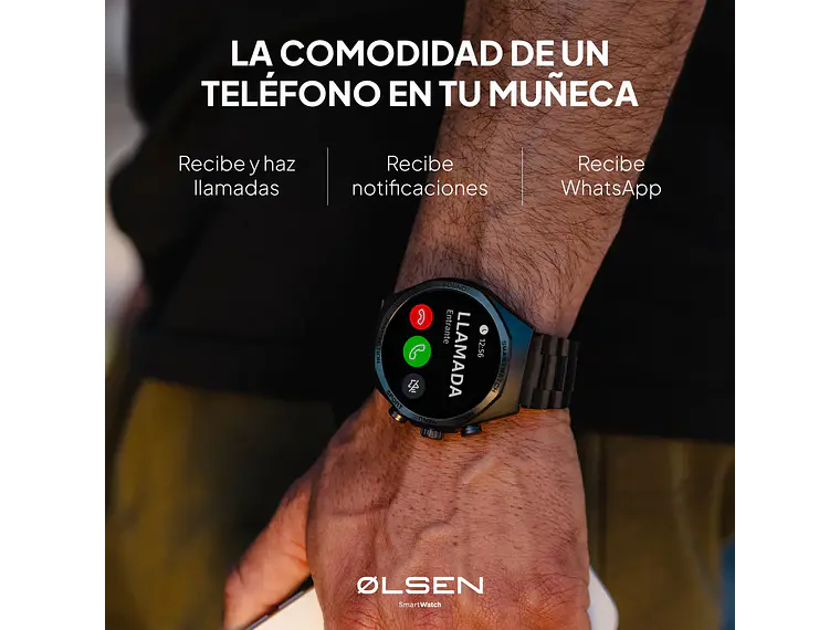 Smartwatch Olsen Reloj Inteligente Xplore Amoled Llamadas Bt Black 3