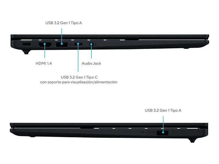 Notebook Asus Vivobook 14 Ryzen Ai 7 16gb Ram 512gb Ssd Color Azul Oscuro 2