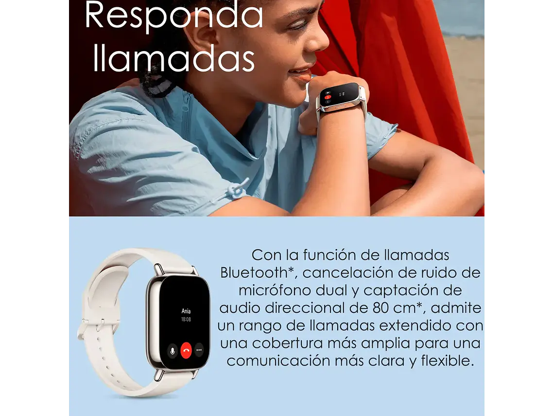 Reloj Smartwatch Xiaomi Redmi Watch 5 Lite 1,96 Amoled Bt Gps - Black 2