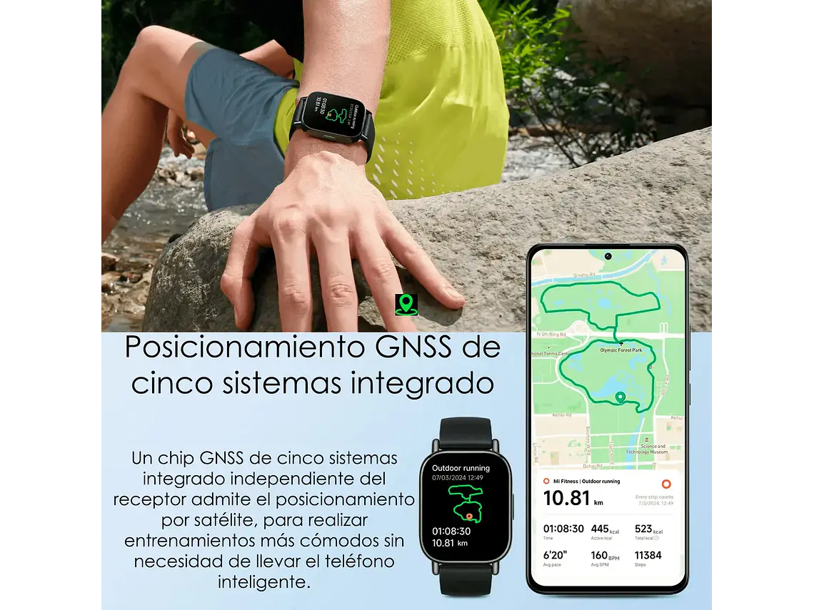 Reloj Smartwatch Xiaomi Redmi Watch 5 Lite 1,96 Amoled Bt Gps - Black 3