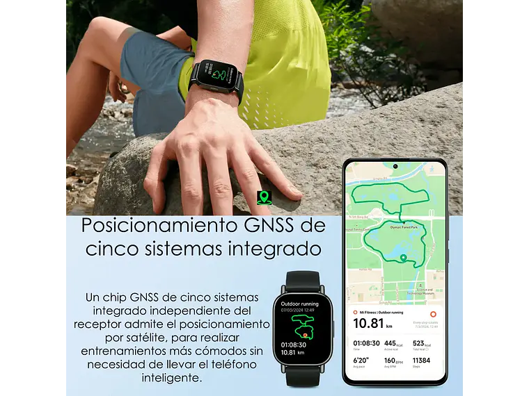 Reloj Smartwatch Xiaomi Redmi Watch 5 Lite 1,96 Amoled Bt Gps - Black 3