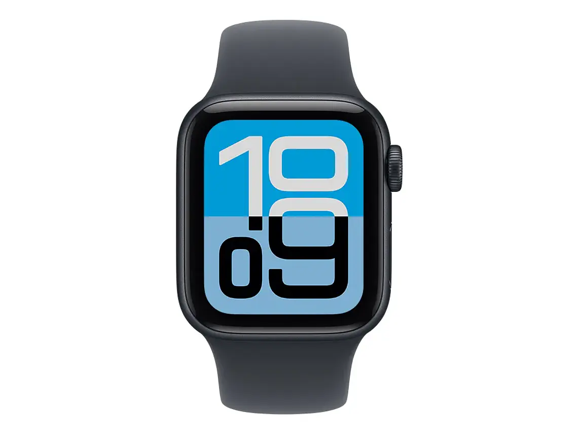 Apple Watch SE 3 GPS • Caja de aluminio color medianoche de 44 mm • Correa deportiva color medianoche - M/L - Distribuidor Autorizado 1