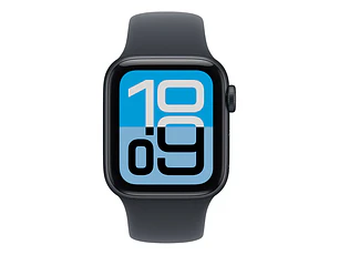 Apple Watch SE 3 GPS • Caja de aluminio color medianoche de 44 mm • Correa deportiva color medianoche - M/L - Distribuidor Autorizado