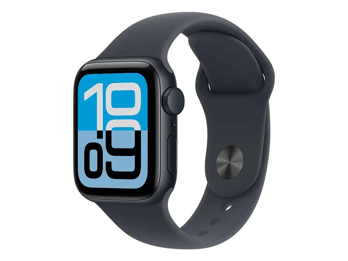 Apple Watch SE 3 GPS • Caja de aluminio color medianoche de 44 mm • Correa deportiva color medianoche - M/L - Distribuidor Autorizado 3