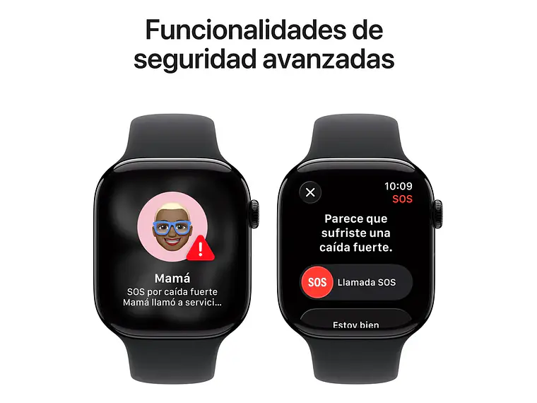 Apple Watch Series 11 GPS • Caja de aluminio negro azabache de 46 mm • Correa deportiva negra – M/L - Distribuidor Autorizado 3