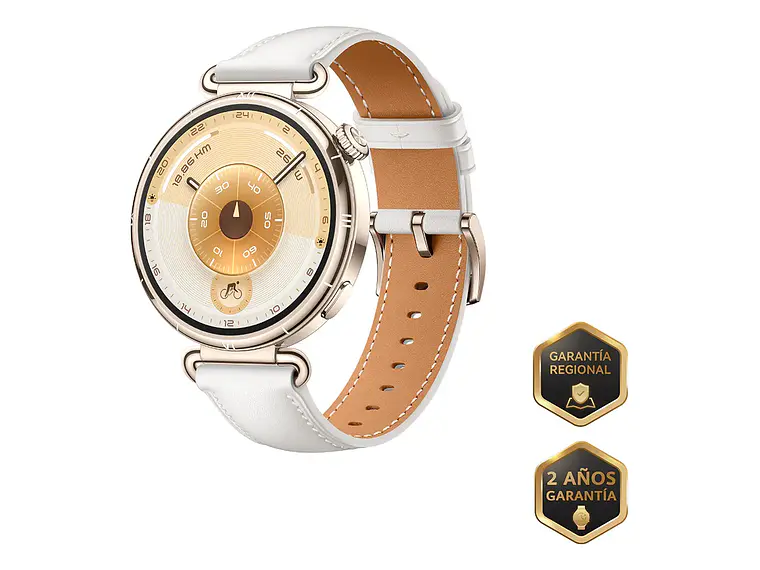 Smartwatch HUAWEI WATCH GT 6 41mm Reloj inteligente mujer, 1.32'' AMOLED Pantalla Táctil, 14 días de batería, Ciclismo, 100+Modos Deportivos, GPS, NFC, ECG, SpO2, Compatible con iOS y Android, Blanco 2