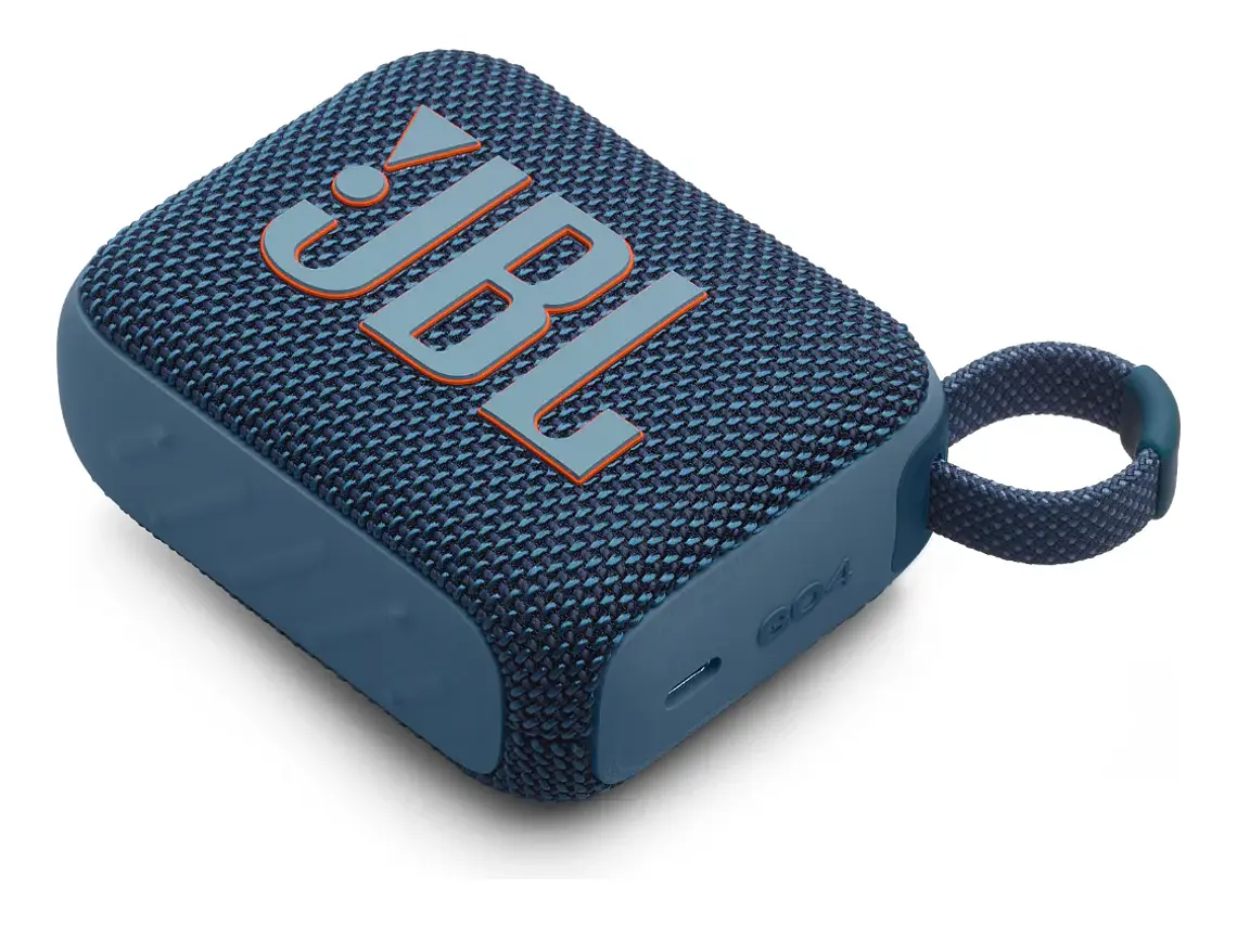 Parlante JBL Go 4 JBLGO4 portátil con bluetooth waterproof azul acero 2