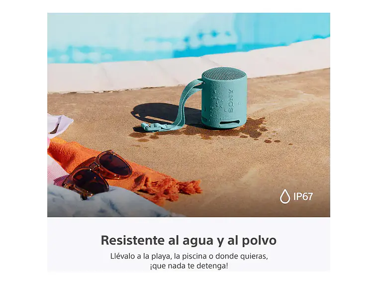 Parlante Inalámbrico Portátil Srs-xb100 Azul Sony 3