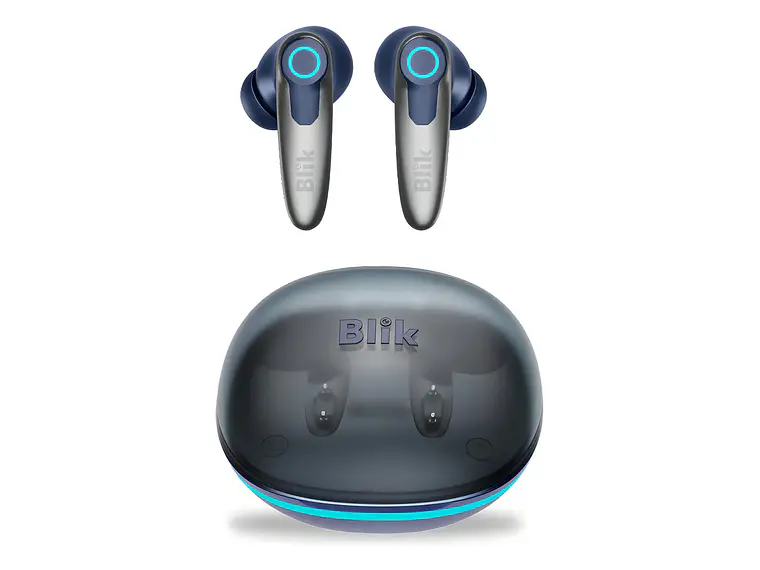 Audifonos Bluetooth Blik Game-x Baja Latencia 30 Hrs Azul 1