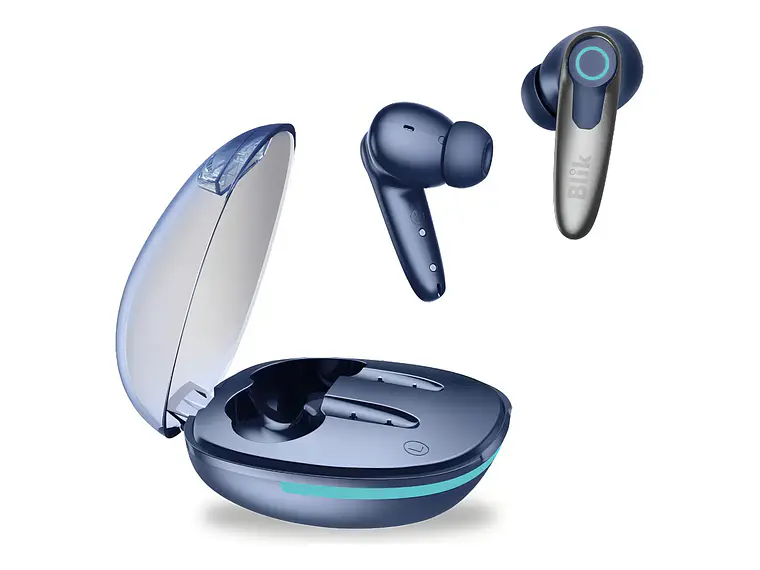 Audifonos Bluetooth Blik Game-x Baja Latencia 30 Hrs Azul 2