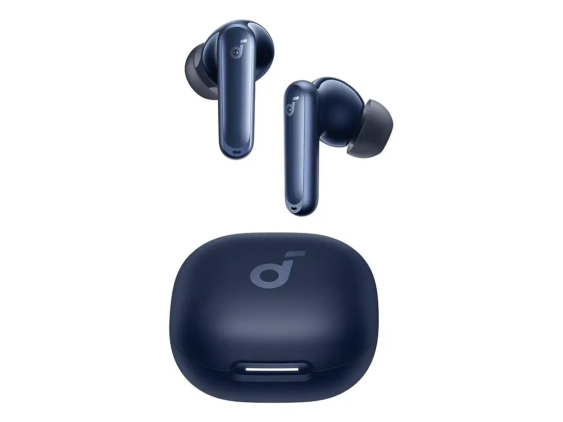 Audífonos Soundcore P40i Adaptive Hybrid ANC Certificación hi-res LDAC Inalámbricos Bajos Profundos 60 Horas De Reproducción Estuche 2-en-1 Ipx5 Llamadas Inalámbricos Color Azul 1