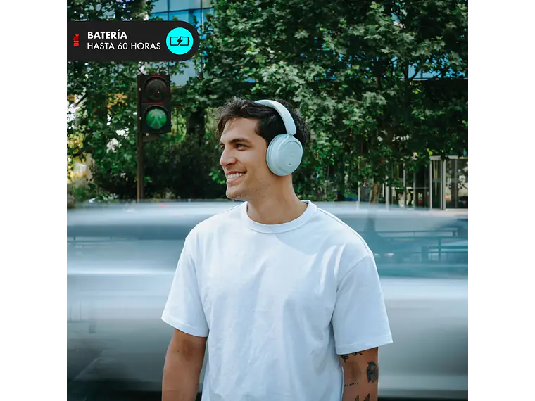 Audífonos Blik Soul900 Inalámbricos con Cancelación de Ruido y Bluetooth en Color Verde 2