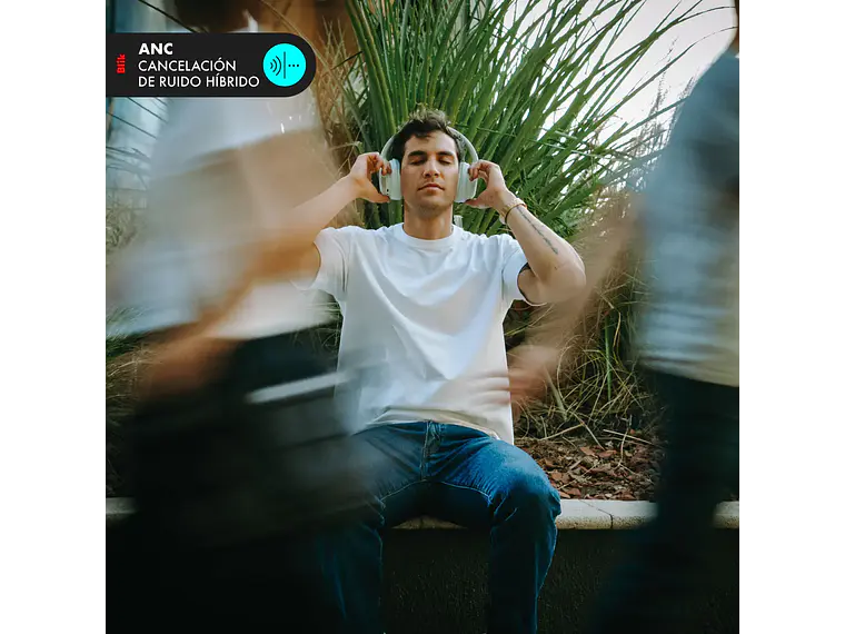 Audífonos Blik Soul900 Inalámbricos con Cancelación de Ruido y Bluetooth en Color Verde 3