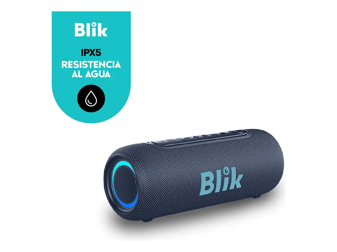 Parlante Portátil Bluetooth Blik Live Azul 2