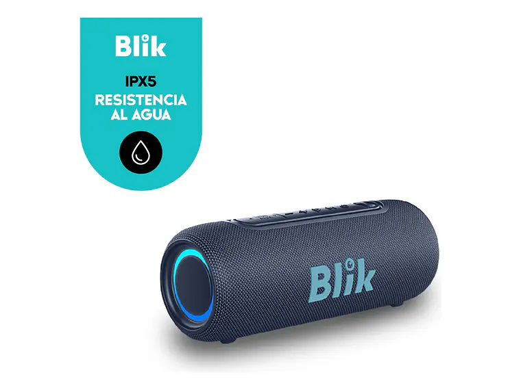 Parlante Portátil Bluetooth Blik Live Azul 2