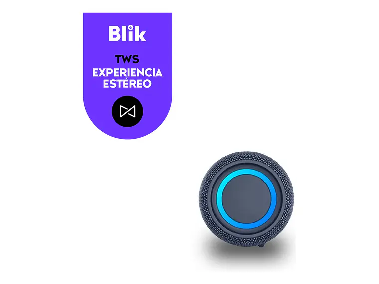 Parlante Portátil Bluetooth Blik Live Azul 3