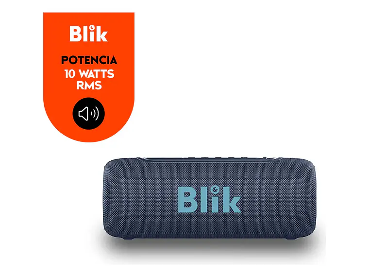 Parlante Portátil Bluetooth Blik Live Azul 4