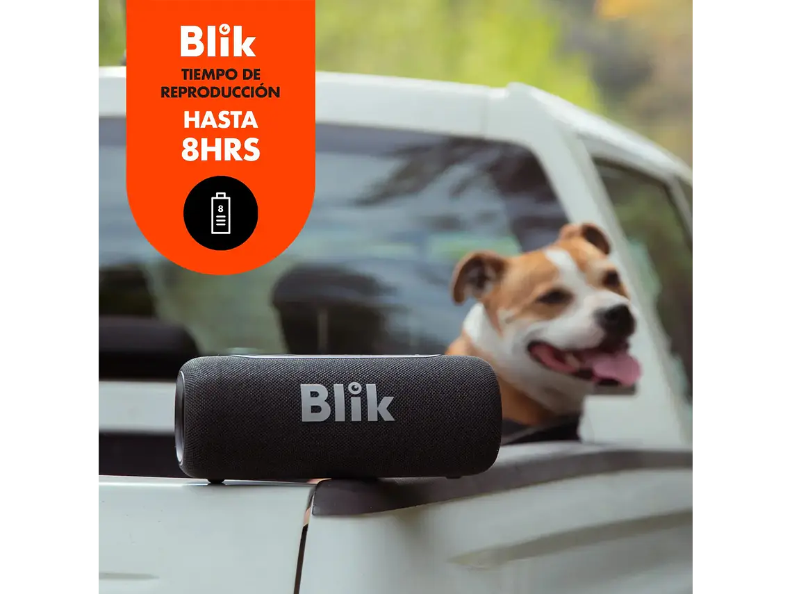 Parlante Bluetooth Blik live Color negro 3