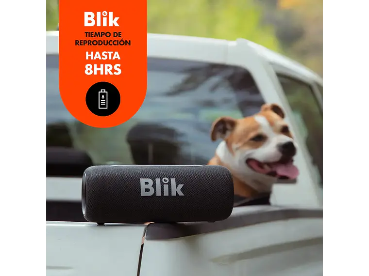 Parlante Bluetooth Blik live Color negro 3