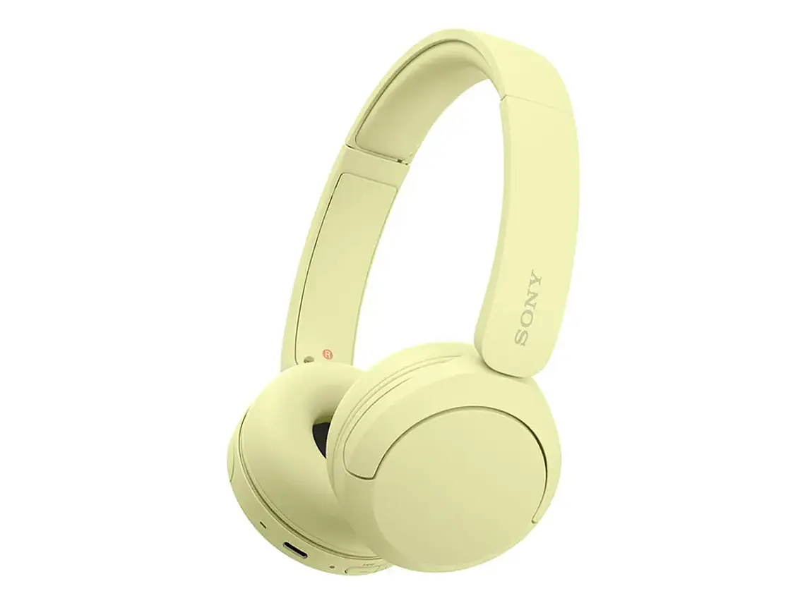 Audífonos Inalámbricos Wh-ch520 Amarillo Sony 1