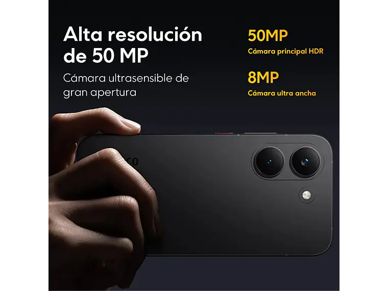 Celular Xiaomi Poco X8 Pro 8gb Ram 256gb Rom Dual Sim 6.59 Amoled Dimensity 8500 Ultra White 3