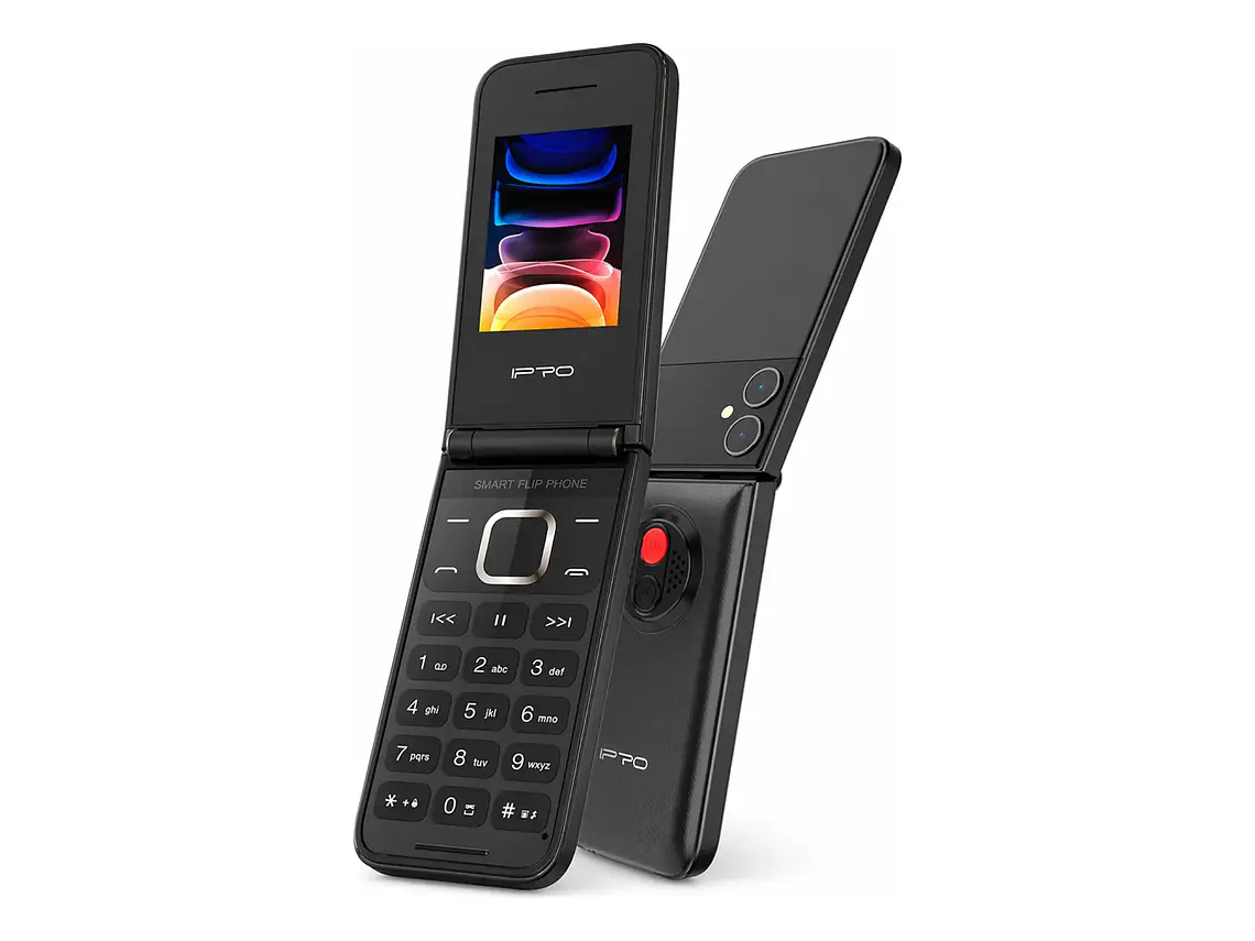 Celular Adulto Mayor 4g Almeja Tapa Teclas Grandes Botón Sos 1