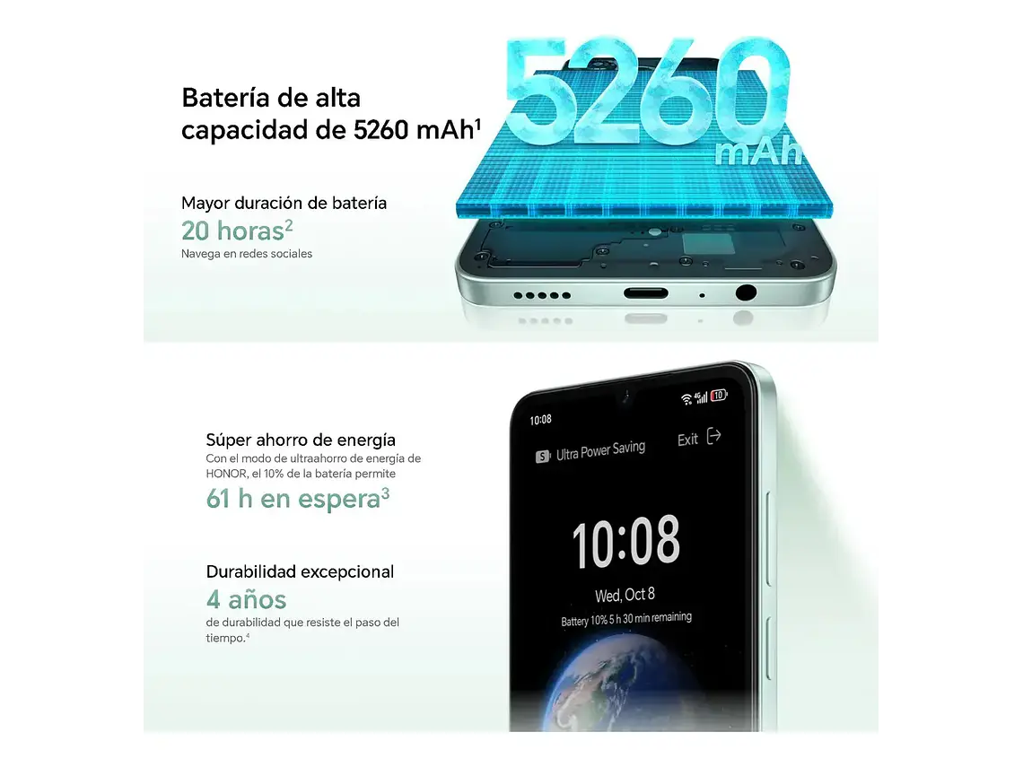 Celular Honor X5c Plus 4gb Ram 256gb Rom Dual Sim Meteor Silver 2