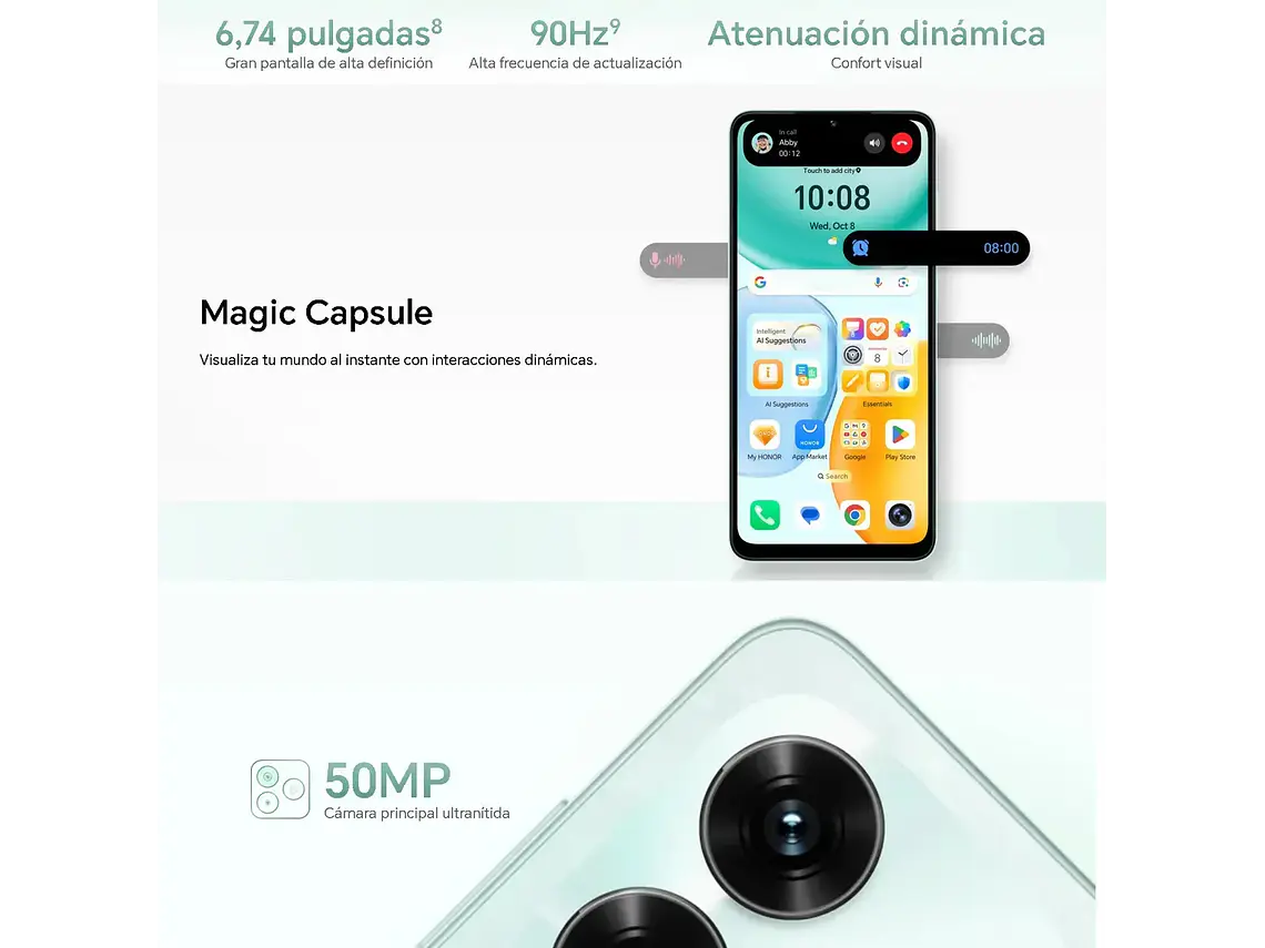 Celular Honor X5c Plus 4gb Ram 256gb Rom Dual Sim Meteor Silver 3