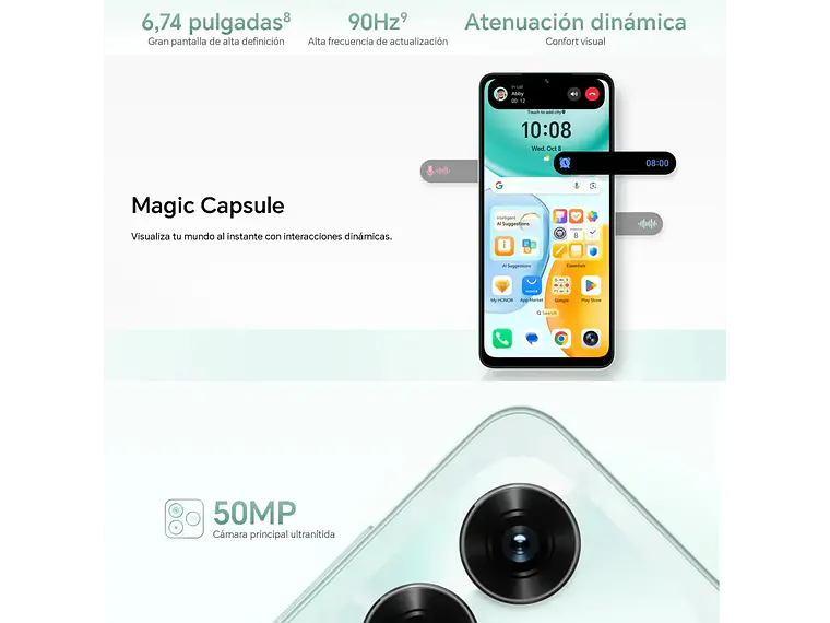 Celular Honor X5c Plus 4gb Ram 256gb Rom Dual Sim Meteor Silver 3