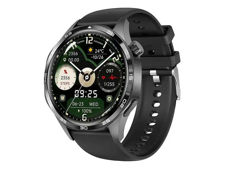 Smartwatch Gt5 Pro Con Correa Metálica Y Silicona Compatible 2