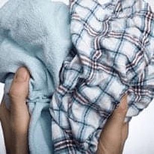 Paños de Franela Color    Envase 20 Kg. Granel