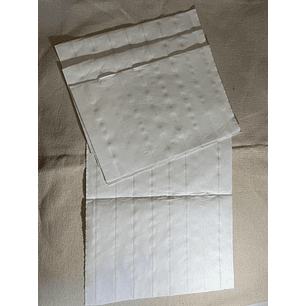 900 Toallas Absorbentes Nordic  25x25 cm.  Simil Huaipe Americano