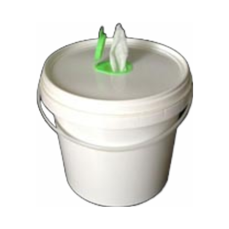 Paños Ultrawipe Pre pícados Etiqueta Verde + Bidón  5