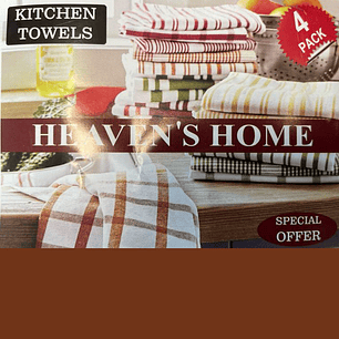 Set 4 Paños de Cocina 