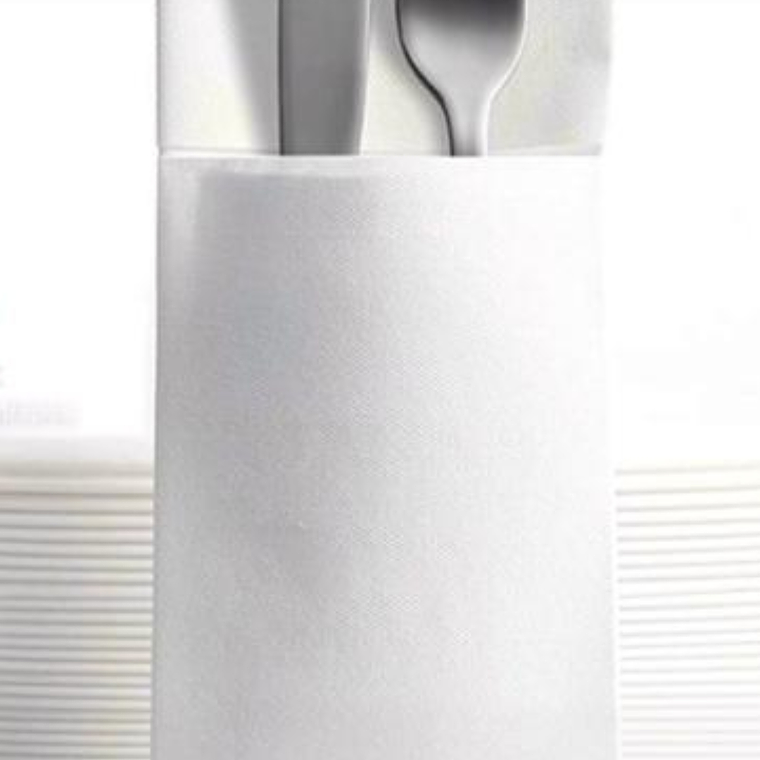 500 Servilletas Airlaid  Blanca 40x40 cm. 1
