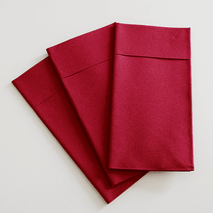 500 Servilletas Airlaid  Roja 40x40 cm.- 