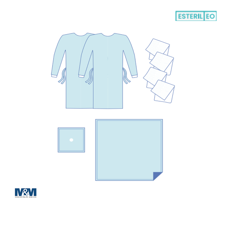 Pack Cirugía Oftalmológico Estéril Laser (5 pack) 1