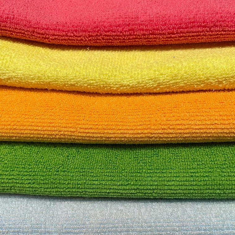  Pack 10 Paños Microfibra 40x40 cm. 5 Colores 5
