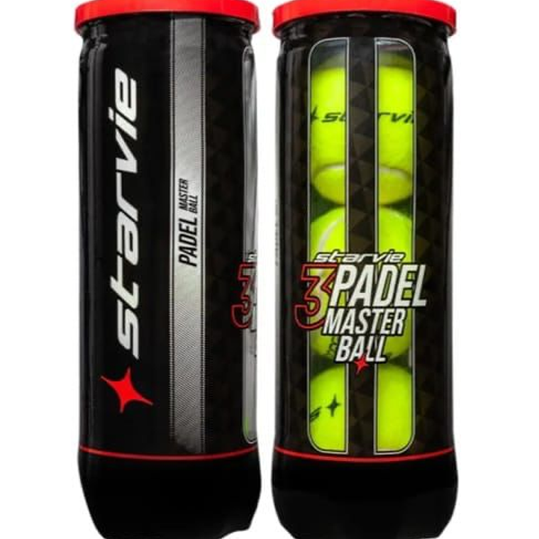 Tarro Pelotas de Padel Starvie Master Ball (Tarro 3 Unidades) 2