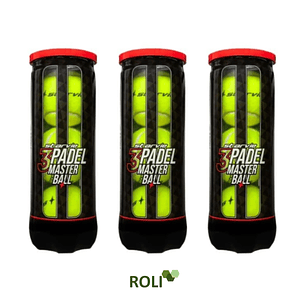 3 Tarros Pelotas de Padel Starvie Master Ball (Tarro 3 Unidades)