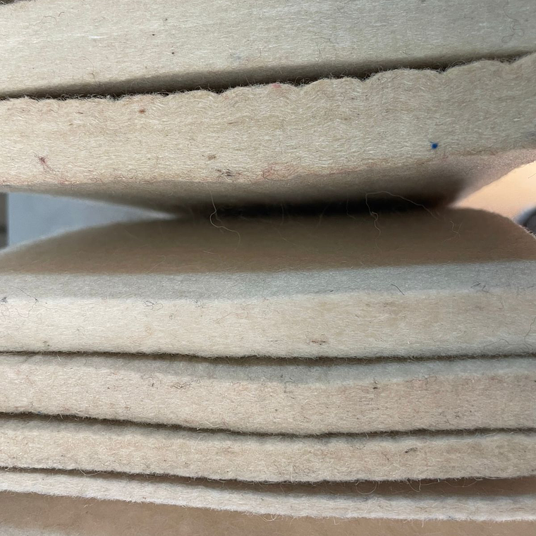 Fieltro Lana Oveja Extra Duro Blanco 10 -14 - 16 m.m. 3