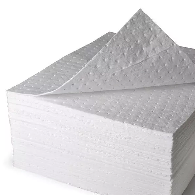 Kit Emergencia Paños Pads Hidrocarburos 50x40 cm (5 paños) 2