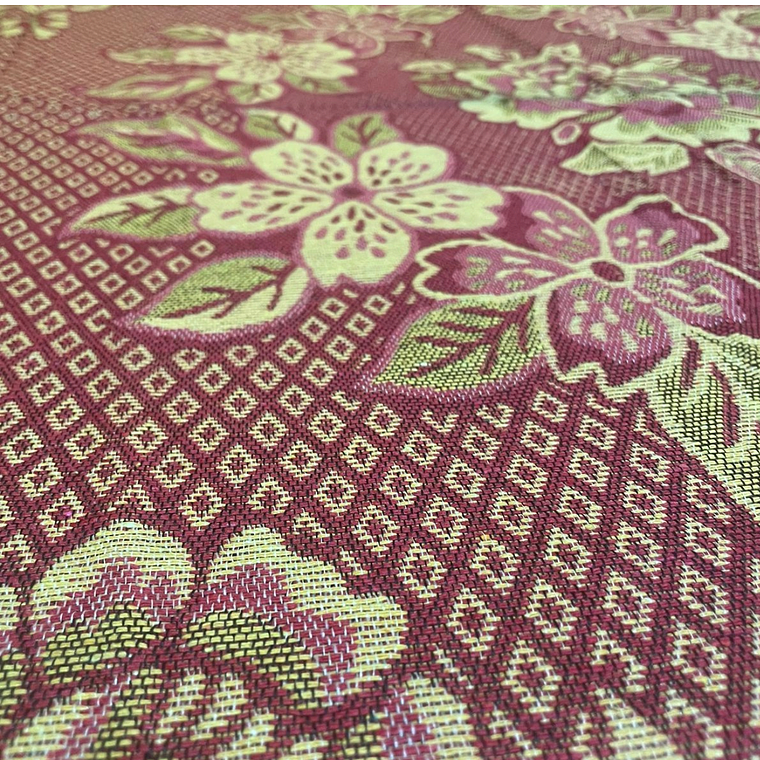 Chal de hilo sobre cama 2.0 x 1.5 mt 6