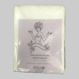 Toalla de Ducha Envasada Desechable Spunlace 50x140cm 