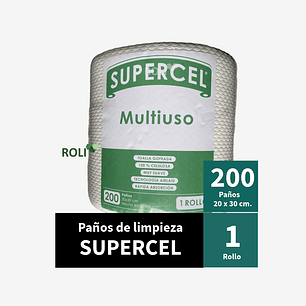 Paños SuperCel 200 paños Airlaid de 20x30 cm